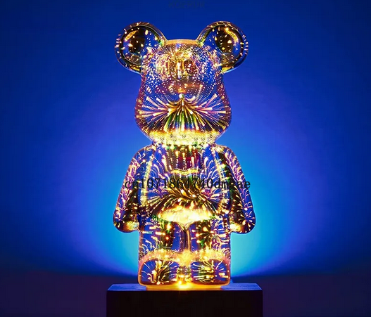 Fireworks Bear Night Light