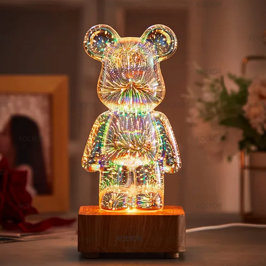 Fireworks Bear Night Light