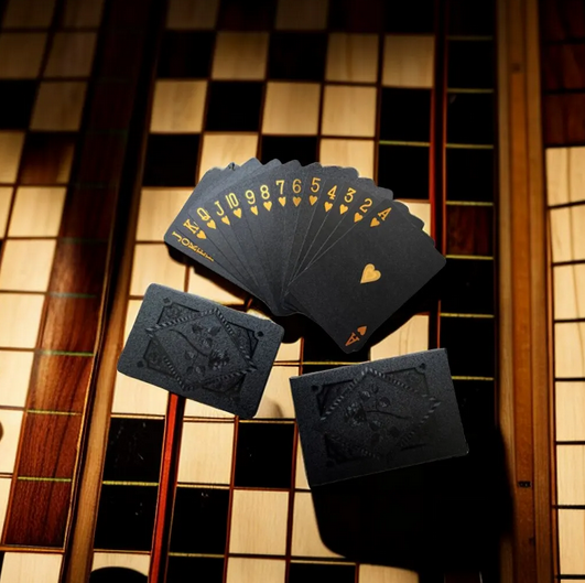 Black & Gold Playing Cards