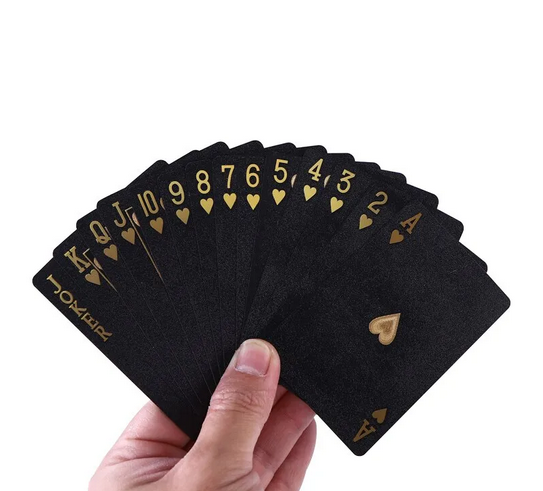 Black & Gold Playing Cards