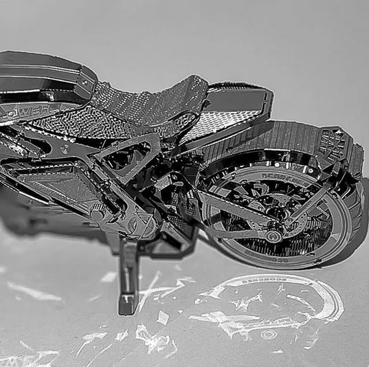 3D Metal Motorcycle Puzzle