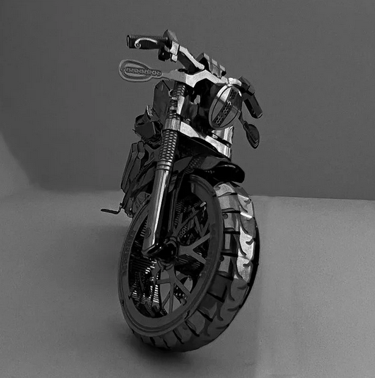 3D Metal Motorcycle Puzzle